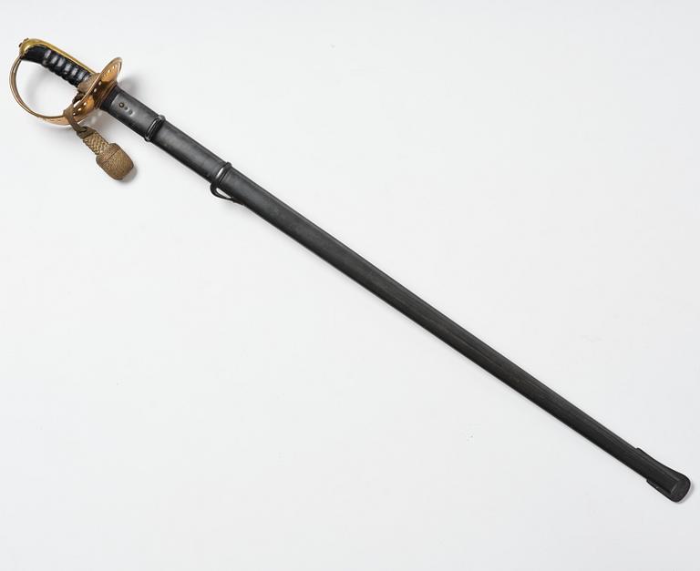 Sabel, svensk, m/1893 för kavalleriet, med balja.
