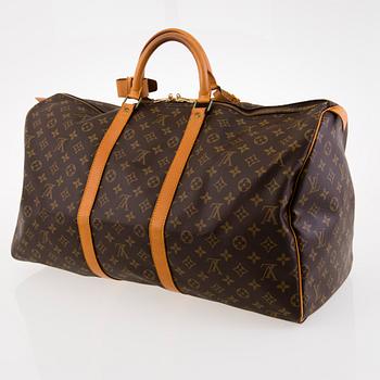 LOUIS VUITTON Vintage Monogram Keepall 55 Bag.