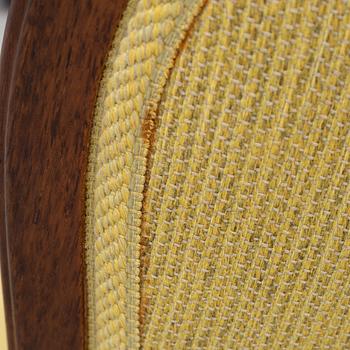 Carl Malmsten, fåtölj, "Vår fru", OH Sjögren, Tranås 1986.