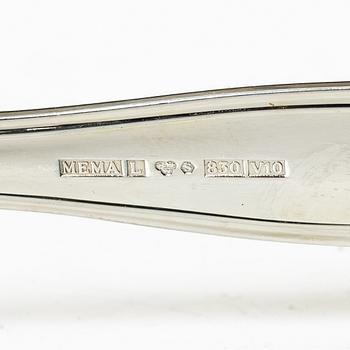 A 36-piece silver flat ware set, 'Saachsisk', Mema, Sweden, 1994-95.