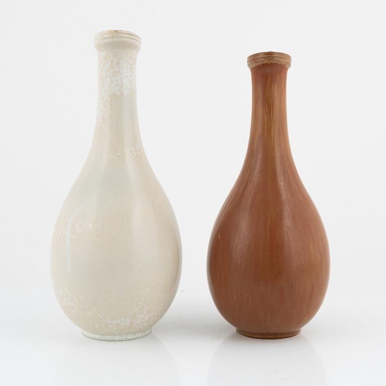 Gunnar Nylund, two stoneware jugs, Rörstrand.