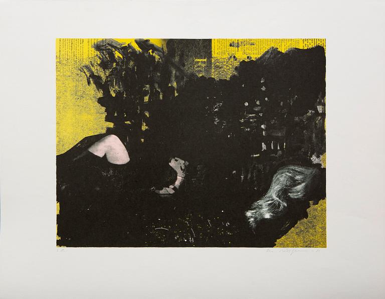 Ola Billgren, color lithograph, sigbed -81 EA.