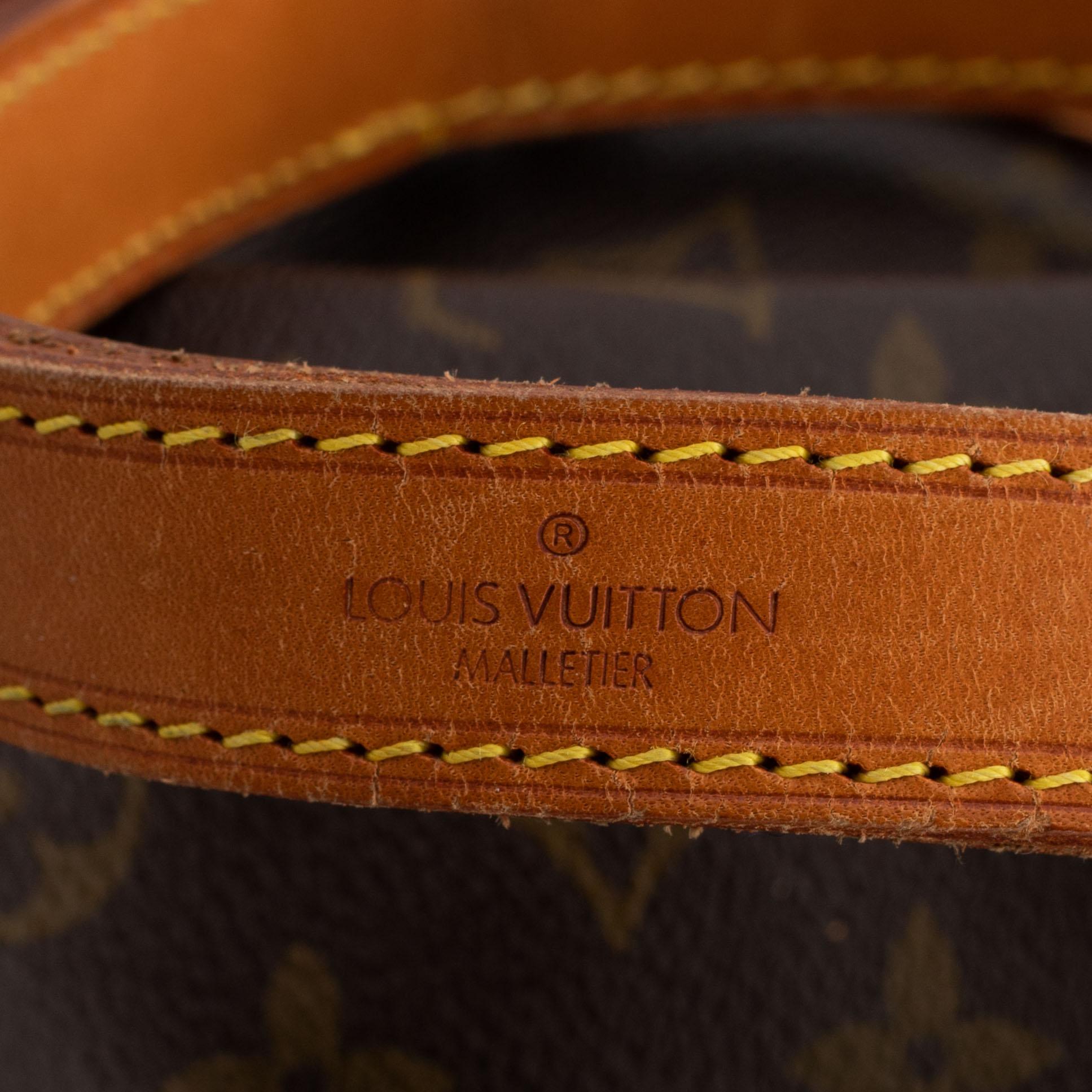 Louis Vuitton, a 'Noé' monogram canvas handbag, 1990.