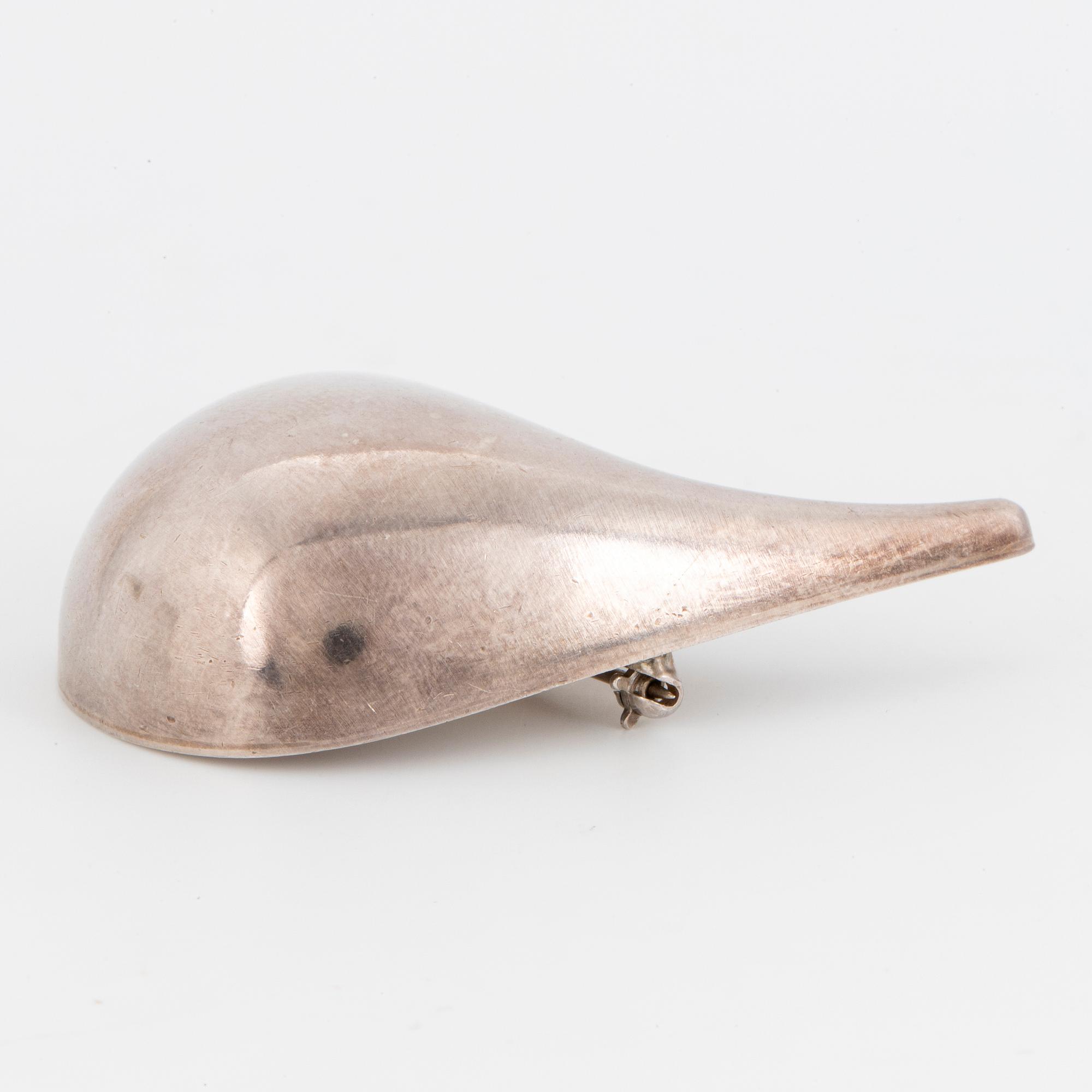 GEORG JENSEN, Nanna & Jorgan Ditzel, brooch, silver.