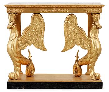 424. A Swedish Empire 19th Century console table.