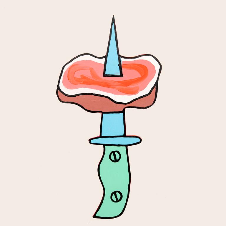 Kristina Elander, väggskulptur Utan titel.