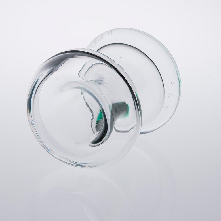 KONSTGLAS, "Hurricane 1348", signerad Tamara Aladin, Riihimäen Lasi Oy.