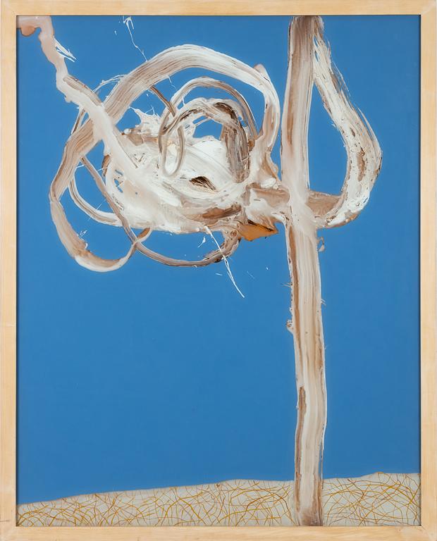 Joachim Granit, glasmålning, signerad och daterad 1996 a tergo.