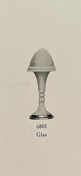 Harald Notini, a Swedish Grace table lamp model "6801", Arvid Böhlmarks Lampfabrik, Stockholm, 1920s.