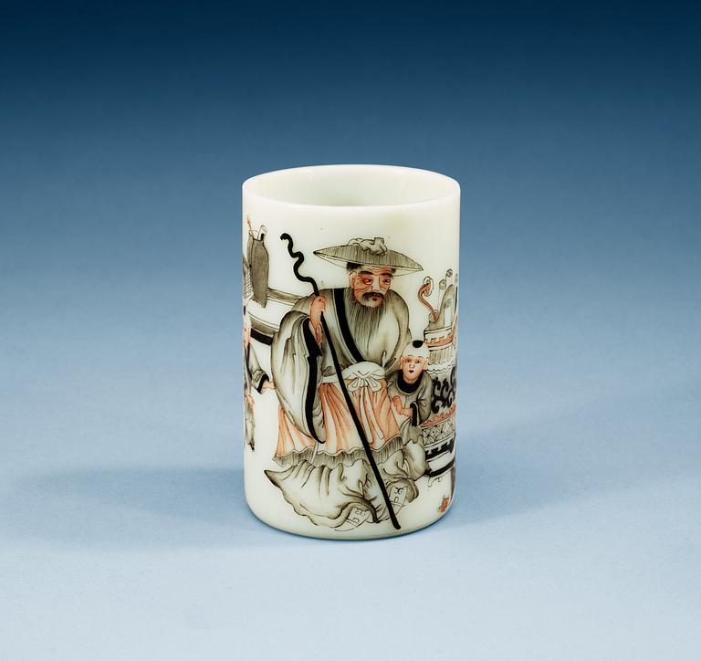 PENSELVAS, glas. Sen Qing dynasti.