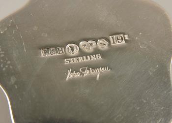 BÄGARE, sterlingssilver, Vera Ferngren, CG Hallberg, 1959. Ca 165 gr.