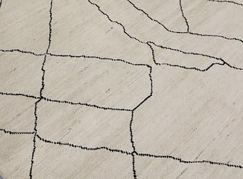 A Moroccan carpet, 202 x 154 cm.