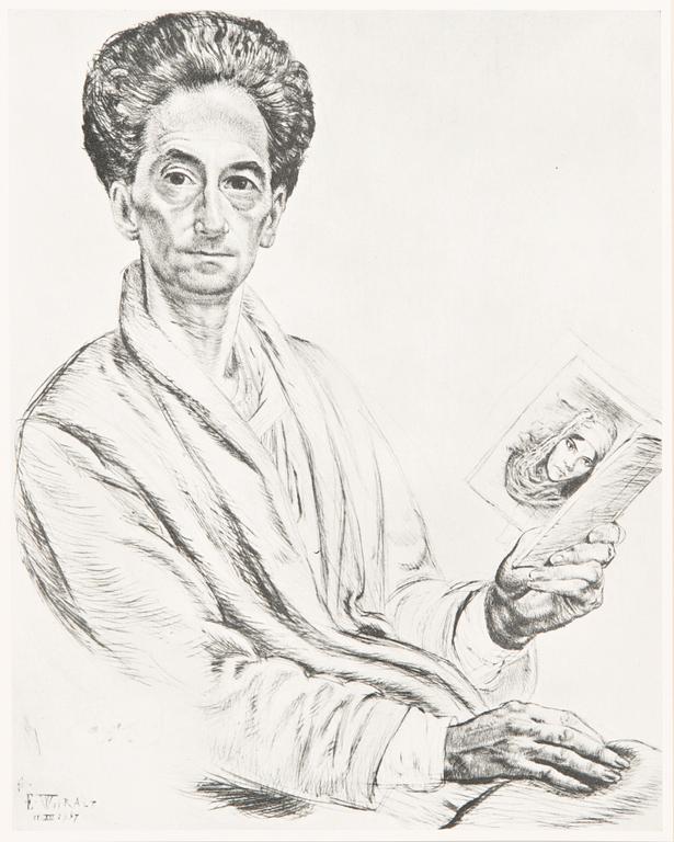 FOLDER, 18 offset prints, Bergendahls, Göteborg 1954.