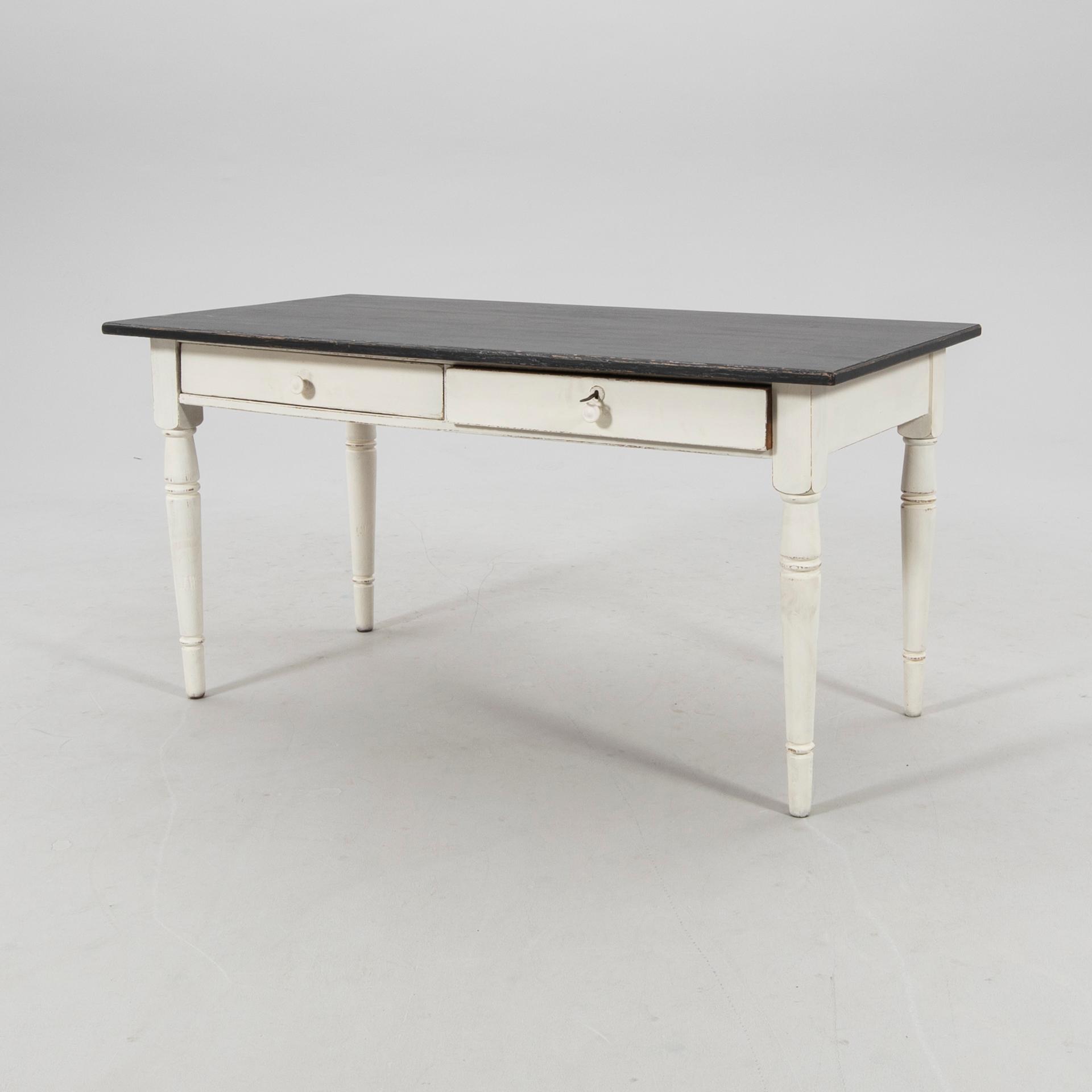 Kitchen table/work table around 1900.