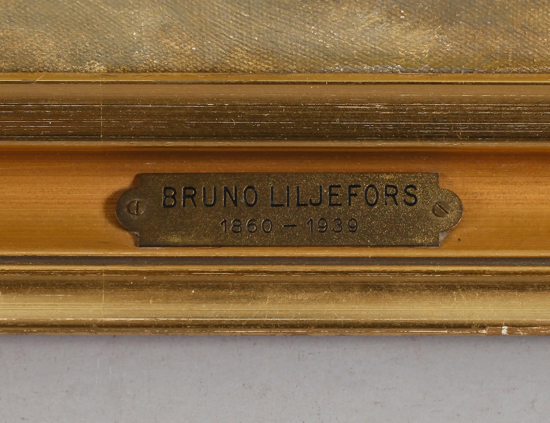 BRUNO LILJEFORS, olja på duk, osignerad.