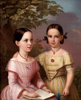 325. Erik Wahlbergson, "Marianne Lewenhaupt" (1841-1896) och systern "Charlotte Lewenhaupt" (1847-1875).