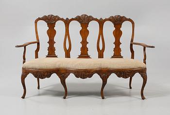 SOFFA. Nordeuropa, rokoko, 1700-talets andra hälft.