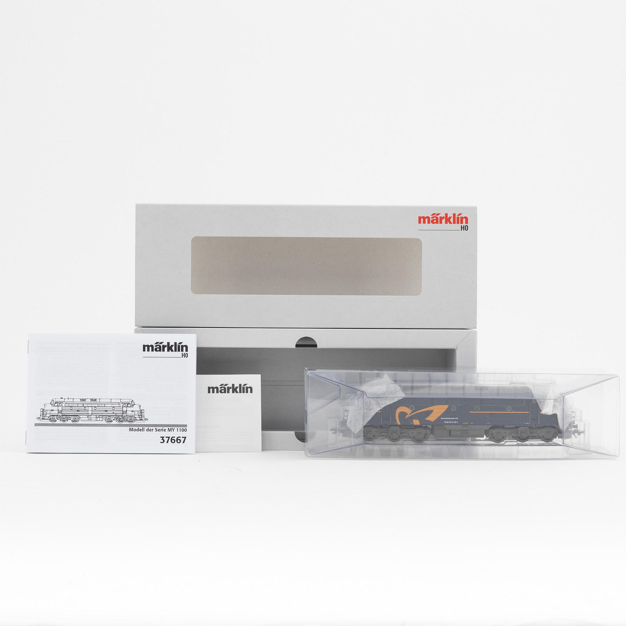 Märklin, a diesel locomotive, gauge H0, in box.
