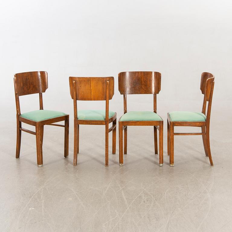 Stolar 4 st Art deco Italien 1930/40-tal.