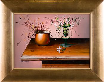 Terry Laakso, 'A Flower on the table'.