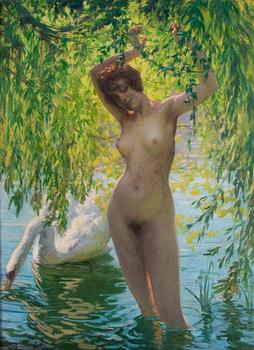 Quentin-Emile Brin, oil on canvas, signed.