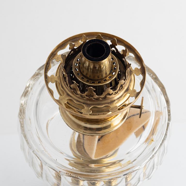 Oil lamp, Empire style, circa 1900.