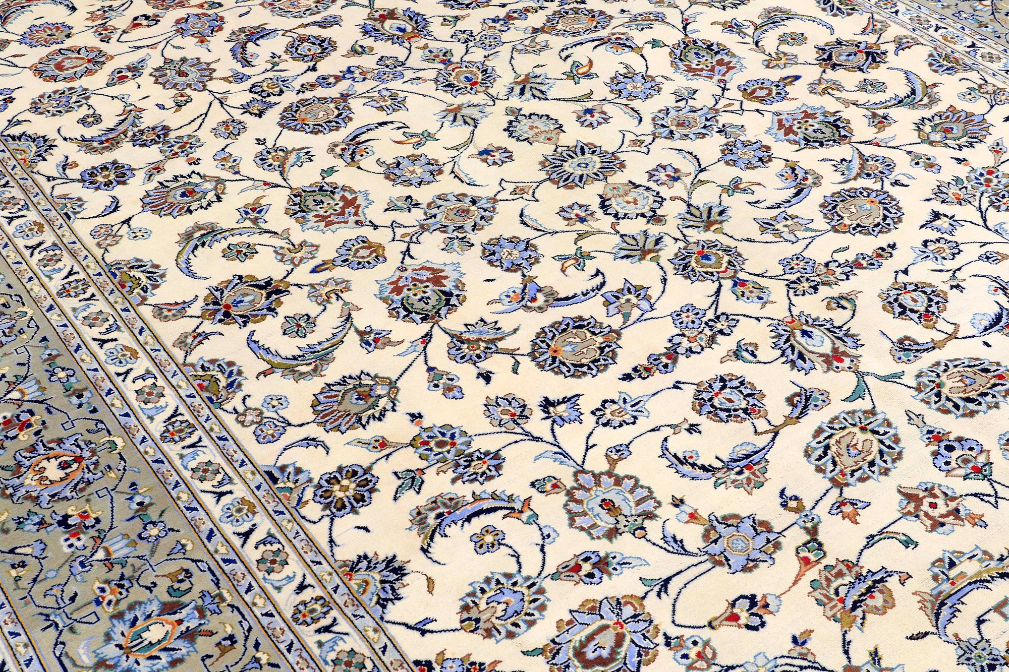 A CARPET, Kashan, 383 x 274 cm.