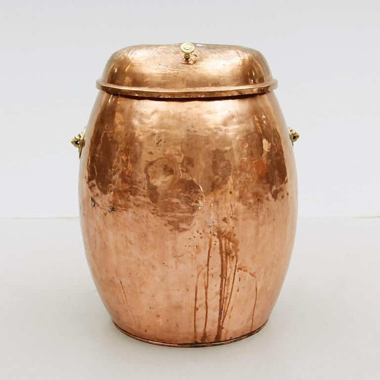 VATTENTUNNA, koppar, sent 1800-tal.