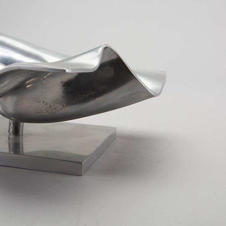 BARBRO BÄCKSTRÖM, skulptur, signerad daterad och numrerad  1970 1/35 aluminium.