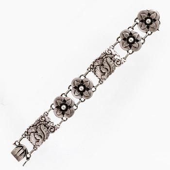 Georg Jensen, bracelet sterling silver, desihn no 26, approx 17x 2 cm.