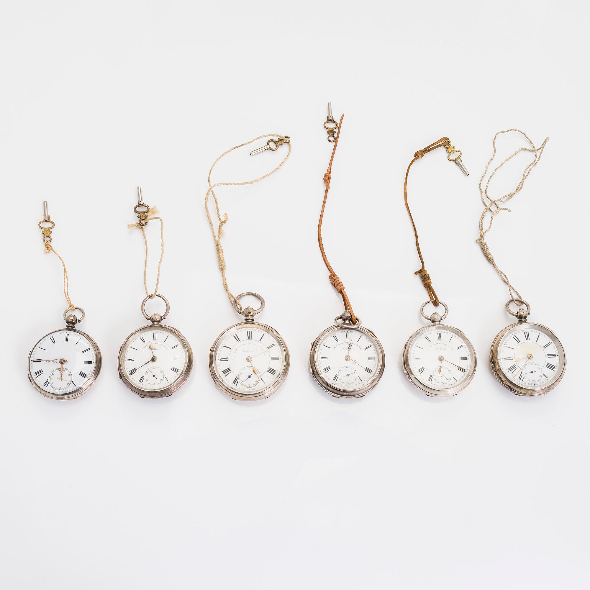 Samling fickur, 14 st.