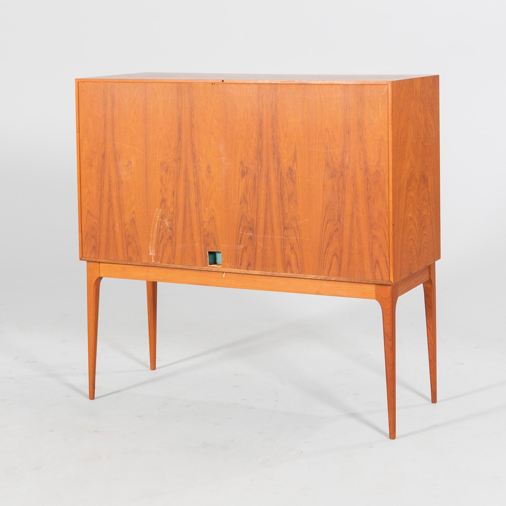 Kurt Østervig, A Danish 1960s teak bar cabinet.