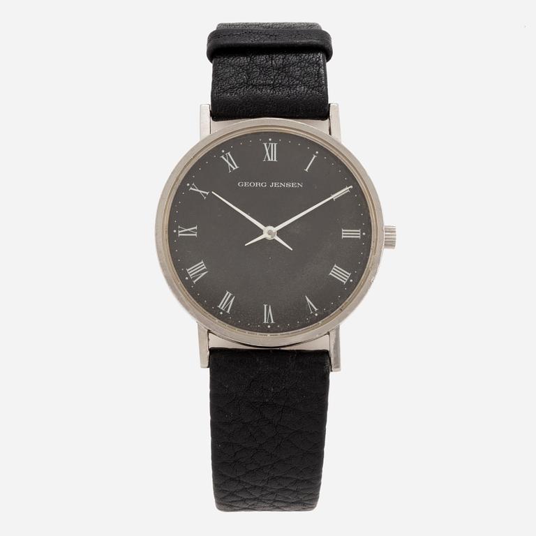 GEORG JENSEN, design Henning Koppel, wristwatch, 32,5 mm.