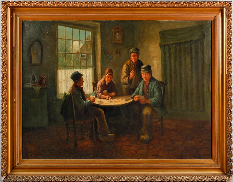 D V SEIJPVELDT, olja på duk, signerad.