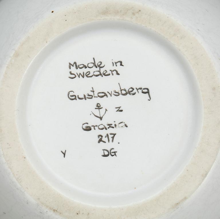 VAS, stengods, "Grazia", Stig Lindberg Gustavsberg, 1900-talets mitt.