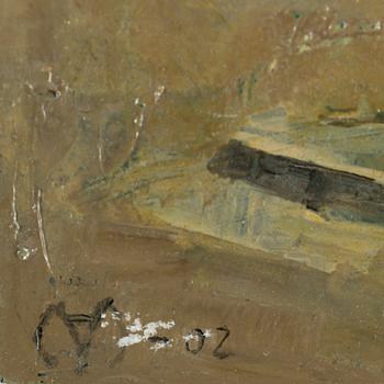 MATS ÅKERMAN, oil on panel, signed and dated -02.