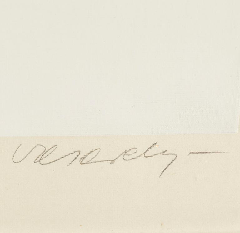 VICTOR VASARELY, pochoir, signerad med blyerts och numrerad 131/150.