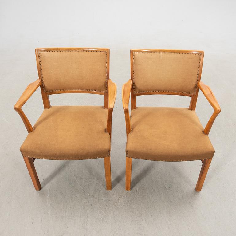 Karmstolar ett par 1960-tal.