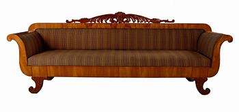 SOFFA, senempire, enl uppgift Gotland, 1800-talets första hälft/mitt.