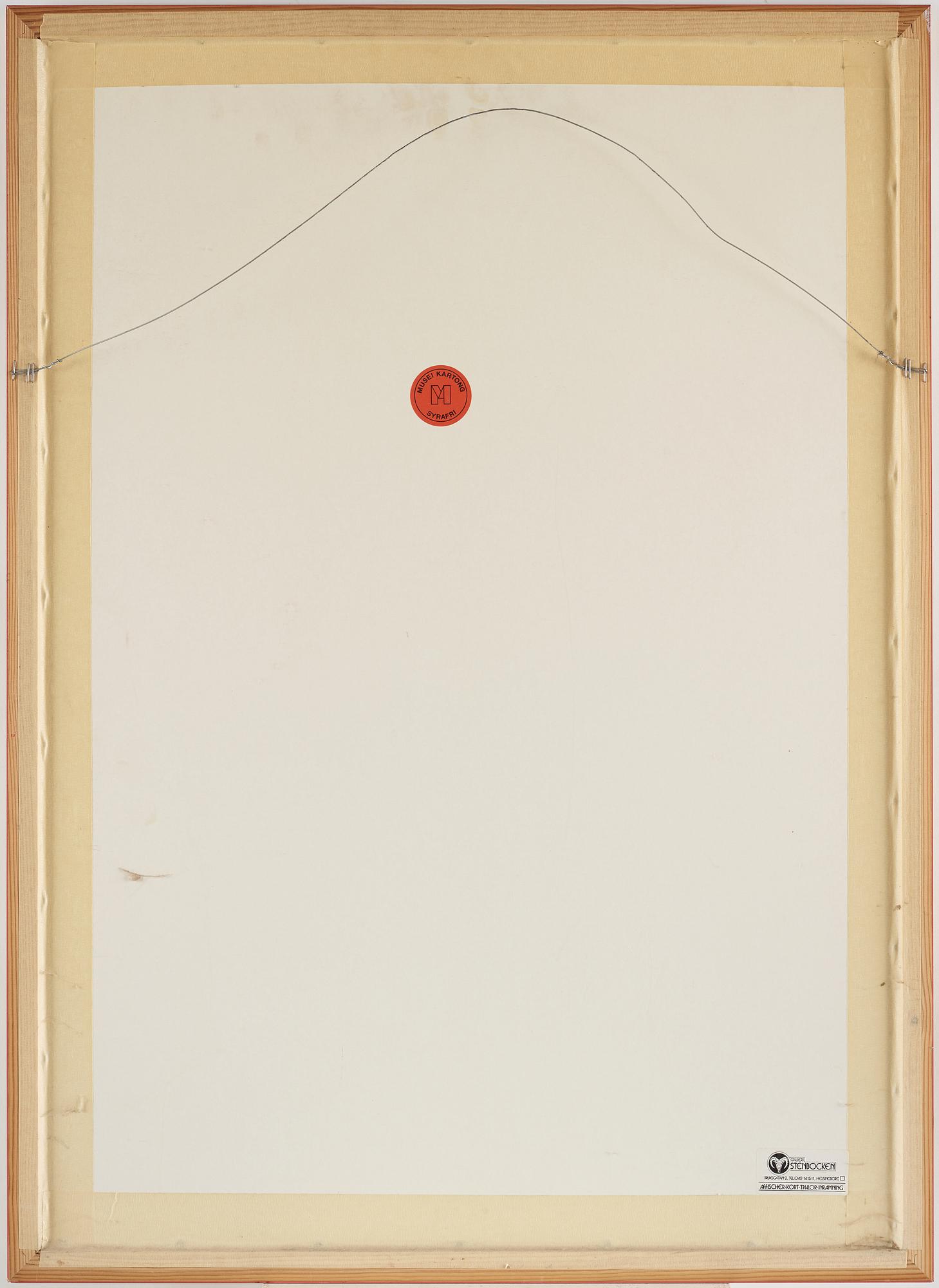 FRIEDRICH SCHRÖDER-SONNENSTERN, färglitografi, signerad och numrerad 267/275. Daterad 1965.