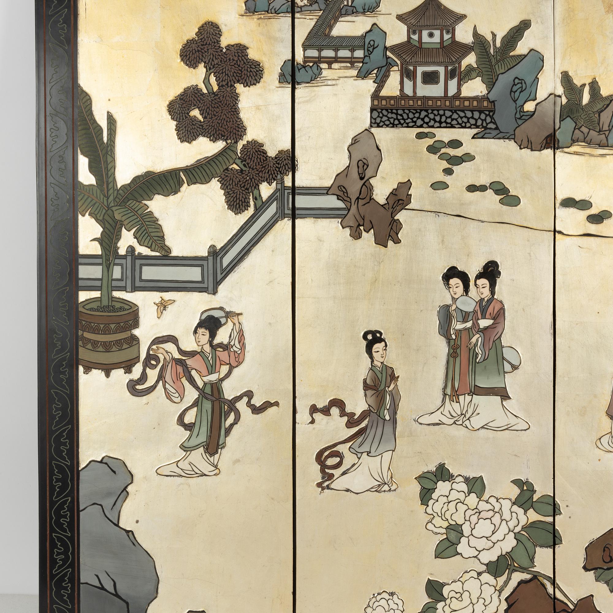 Panel, 4 delar Kina, 1900-talets andra hälft.