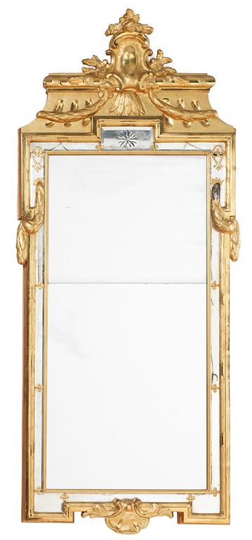 A Gustavian mirror by N. Meunier.