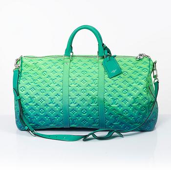 Louis Vuitton, Virgil Abloh, Keepall 50B weekend bag, "Keepall Taurillon Illusion", 2022.