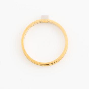 Björn Weckström, Ring, 18K gold with a round brilliant-cut diamond, Finland 1978. By Lapponia.