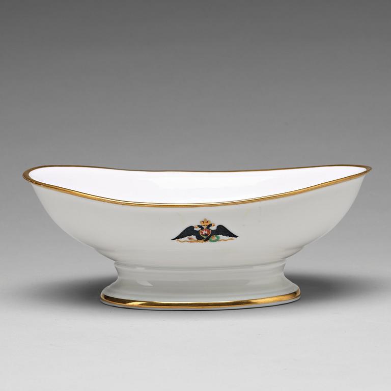 A bowl, Imperial porcelain manufactory, St Petersburg, Alexander II.