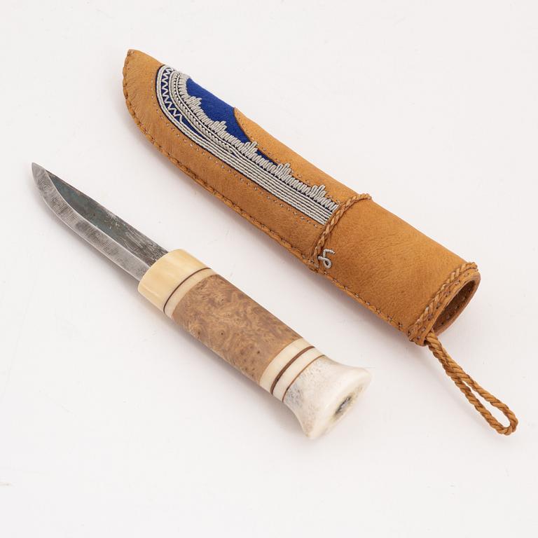 A knife by Lena Persson, before 1996, signed.