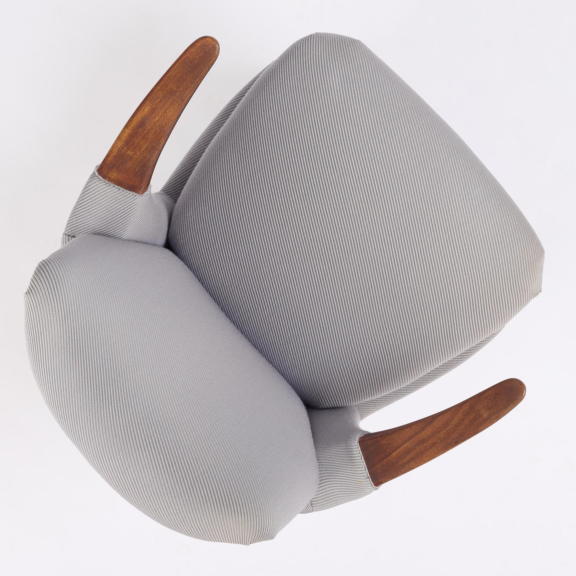 Ib Kofod-Larsen, a rare armchair model 423, Christensen & Larsen, Denmark, 1950s.