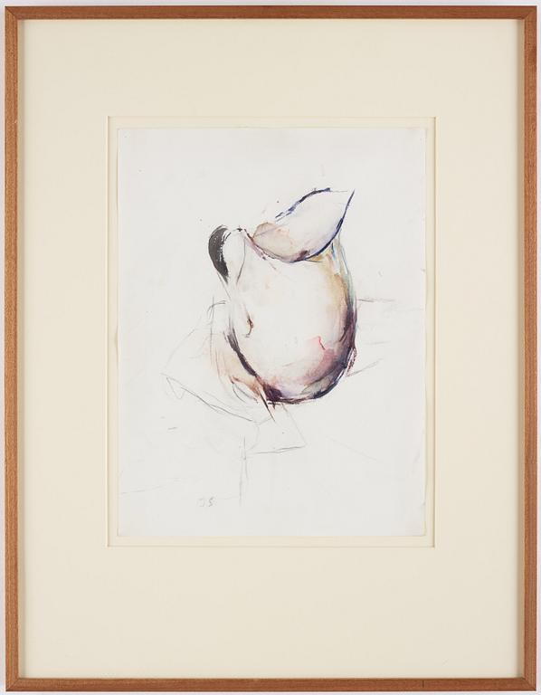 OLLE SKAGERFORS, water colour. Signed.