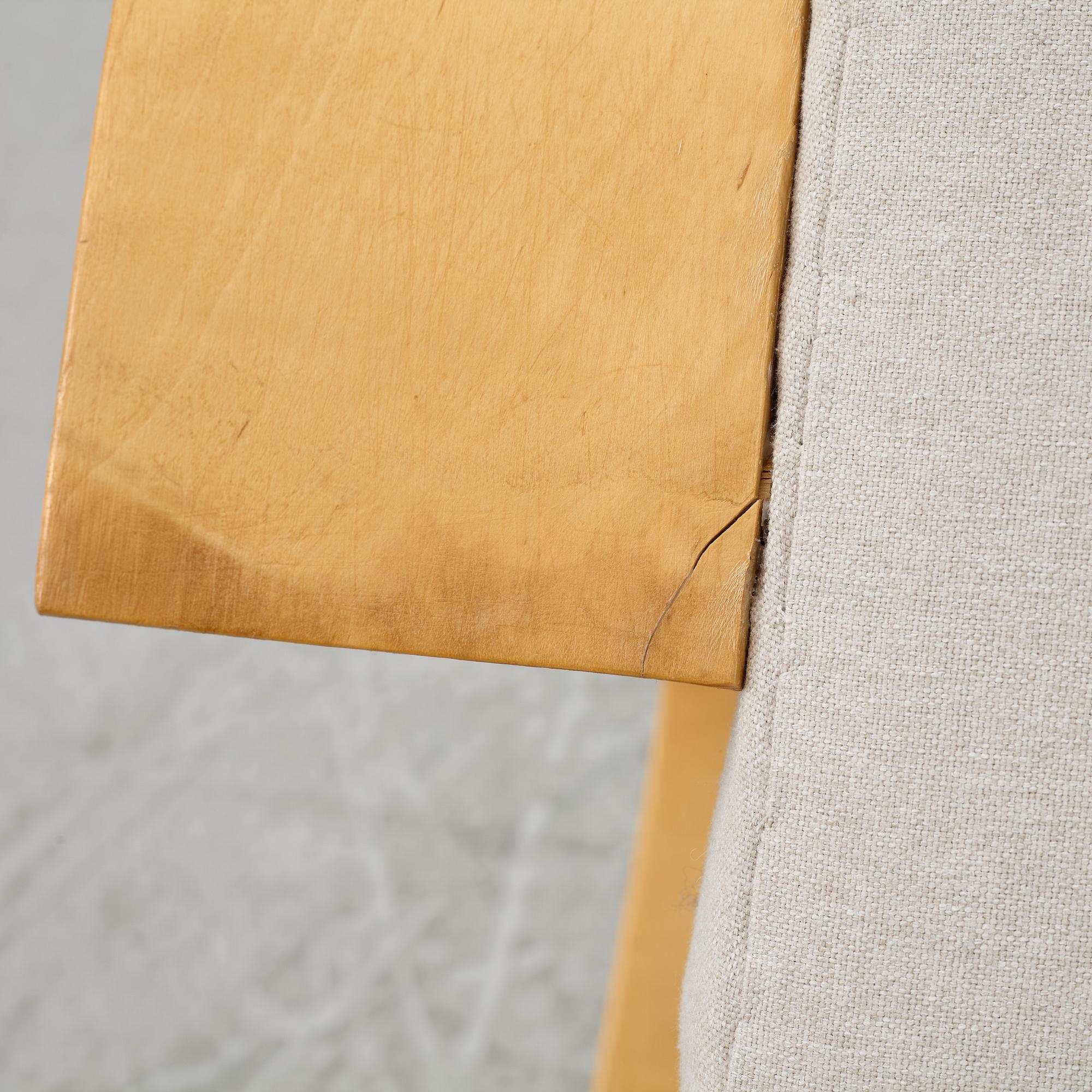 Alvar Aalto, a 'Tank' armchair model 400, Artek, Finland.