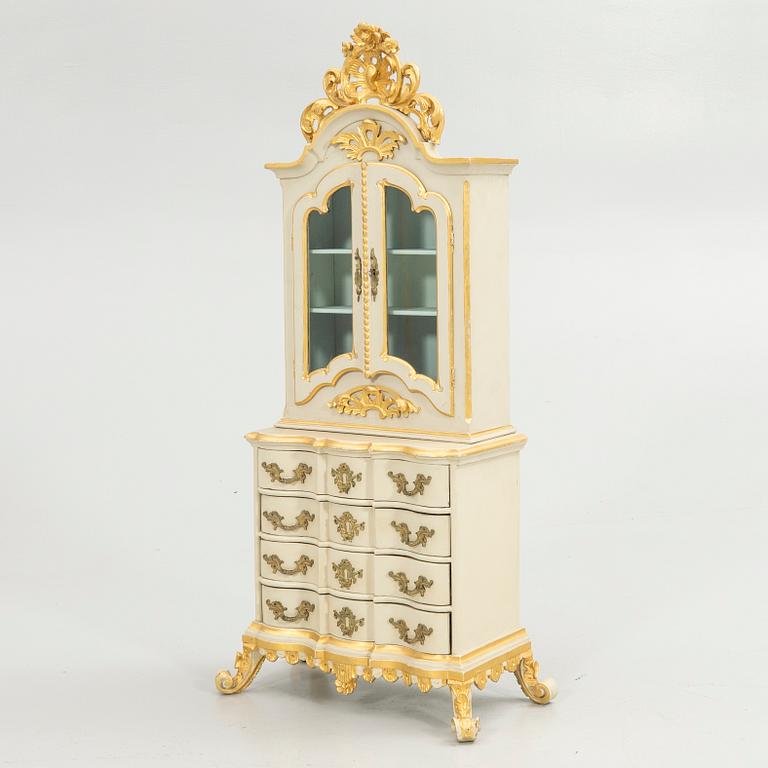 Miniature cabinet, late Baroque/Rococo, later part of the 18th century.